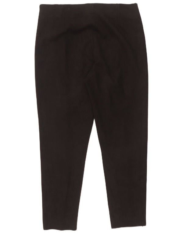 Zara Damen Slim Freizeithose 2XL W34 L28 Schwarz