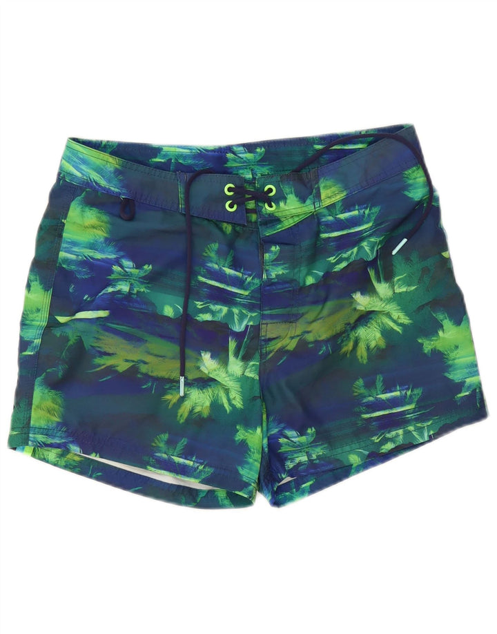 Sundek Herren-Badeshorts, klein, marineblau, Batik-Polyester