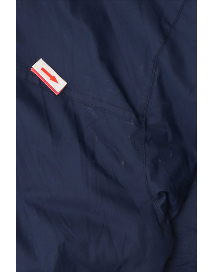 Columbia Herren-Regenjacke mit Kapuze, UK 38, mittelmarineblaues Nylon
