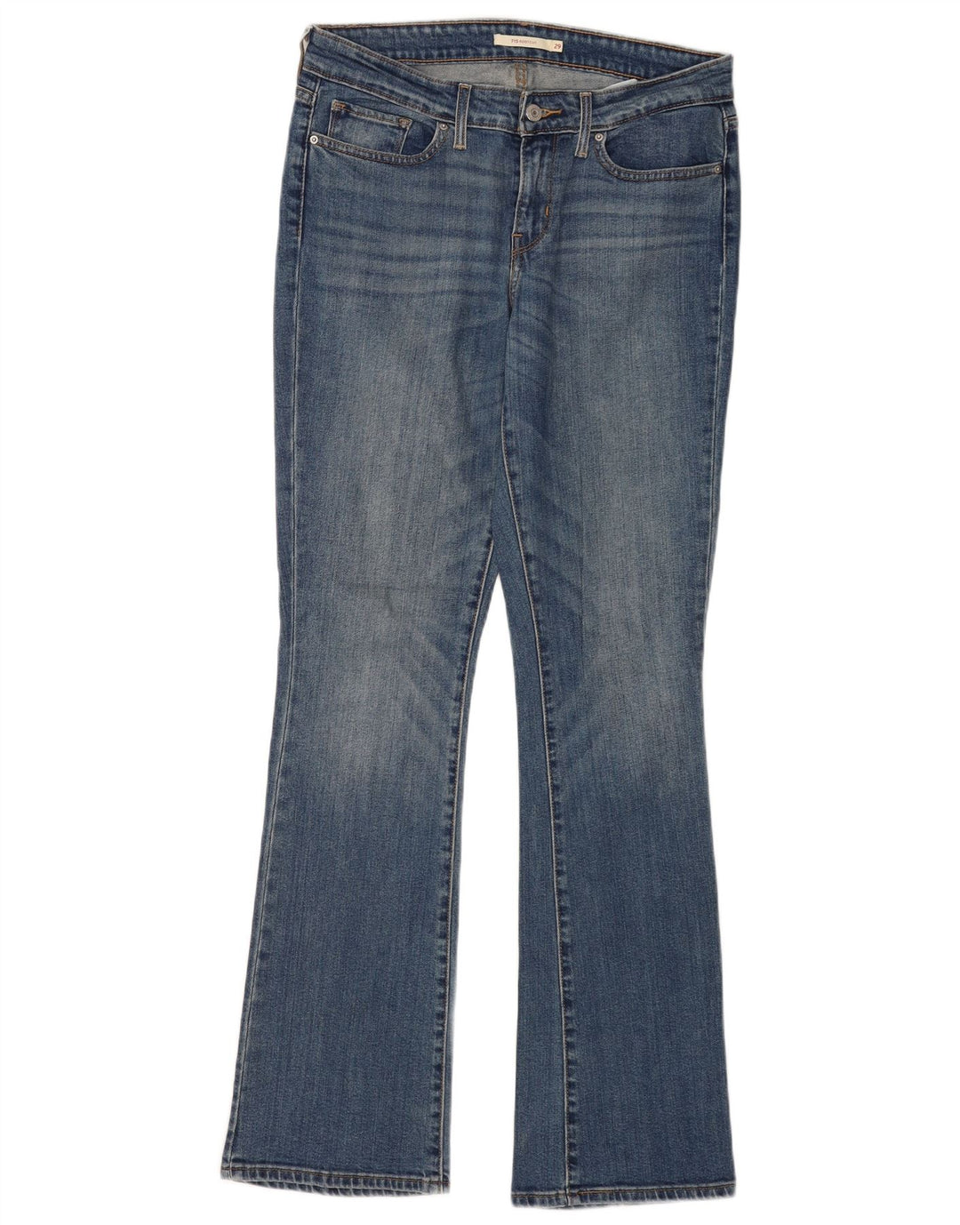Levi's Damen 715 Bootcut Jeans W29 L32 Blaue Baumwolle