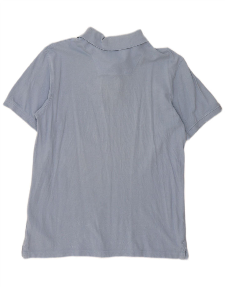 Timberland Herren-Poloshirt mit normaler Passform, große blaue Baumwolle