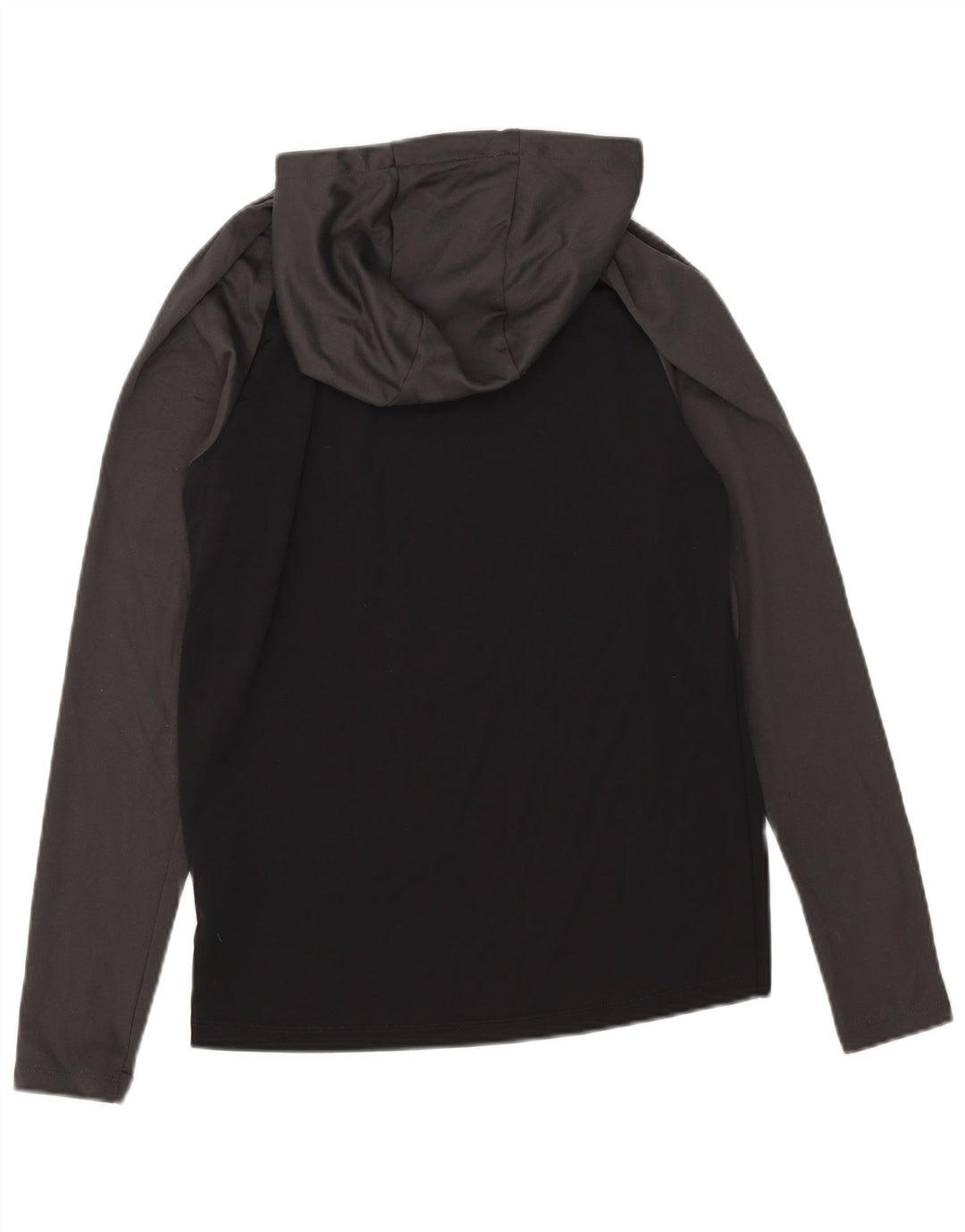 Nike Herren-Oberteil mit Kapuze, langärmlig, Größe S, Schwarz, Colourblock-Polyester