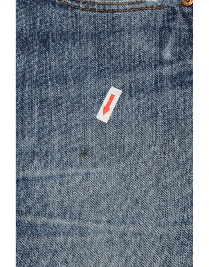Levi's Herren 501 Distressed Straight Jeans W36 L30 Blaue Baumwolle
