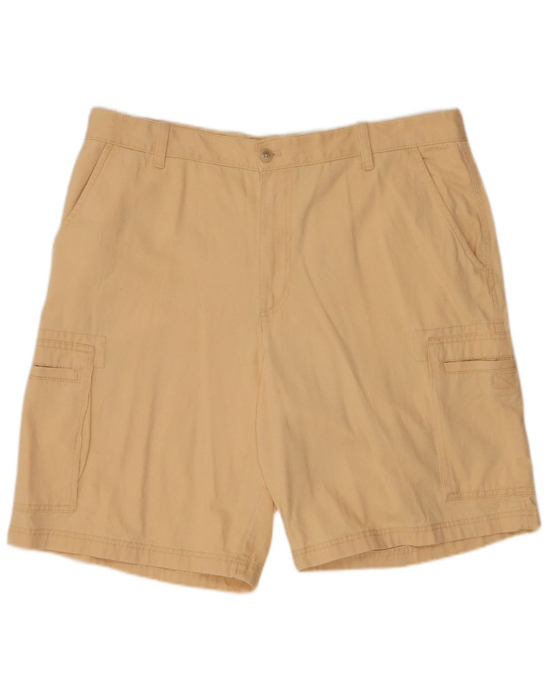 IZOD Herren Cargoshorts W38 XL Beige Baumwolle