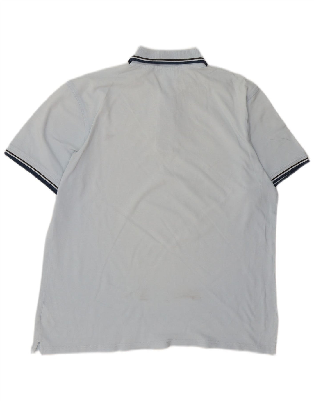 Diadora Herren-Poloshirt, große blaue Baumwolle
