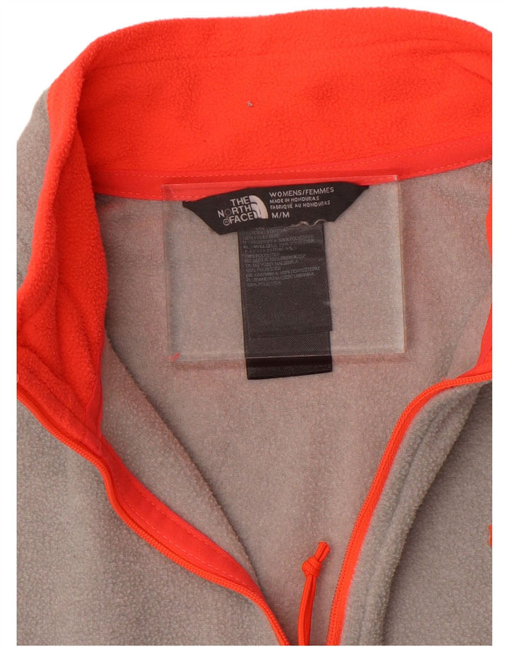 THE NORTH FACE Damen-Fleecepullover mit Reißverschluss, UK 14, Mittelgrau, Polyester