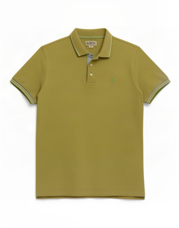 Marlboro Classics Herren-Poloshirt, große grüne Baumwolle