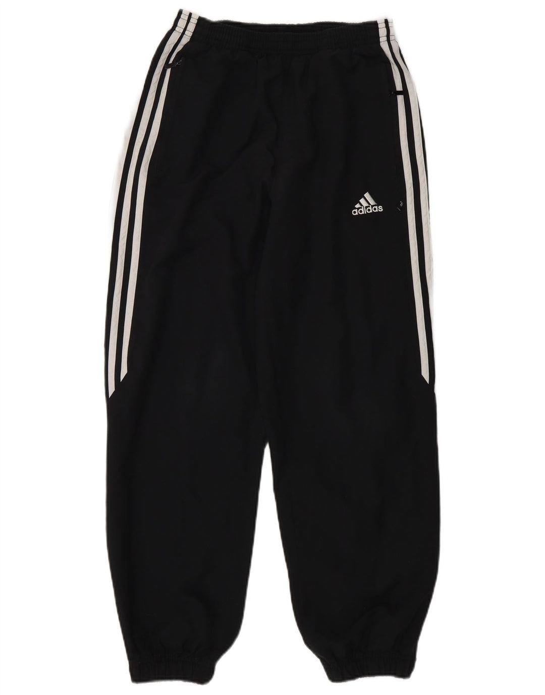 Adidas Jungen-Trainingshose, Jogginghose, 11–12 Jahre, schwarzes Polyester