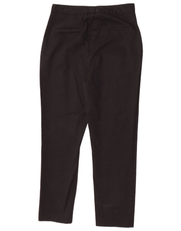 Schmale, kurze Hose von Zara für Damen, groß, W30, L26, schwarze Baumwolle