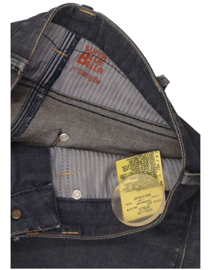 Wrangler Damen Estelle Slim Jeans W30 L34 Marineblau Baumwolle