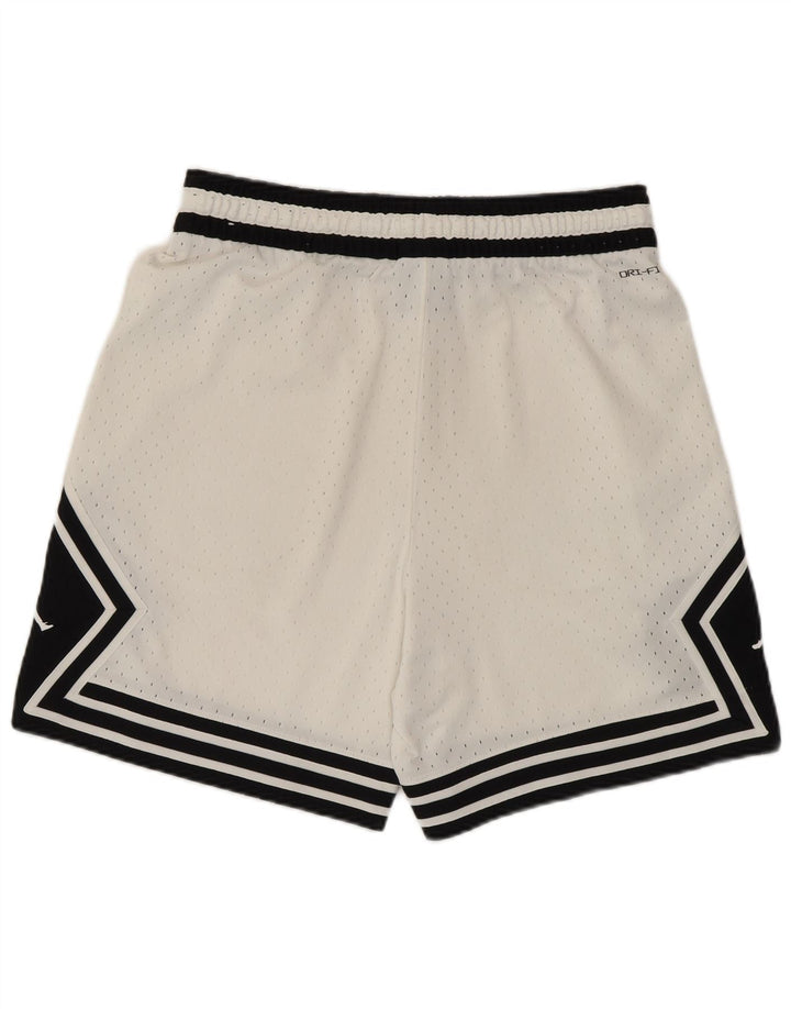 Jordan Herren Dri Fit Graphic Sportshorts Mittelweißes Colourblock-Polyester