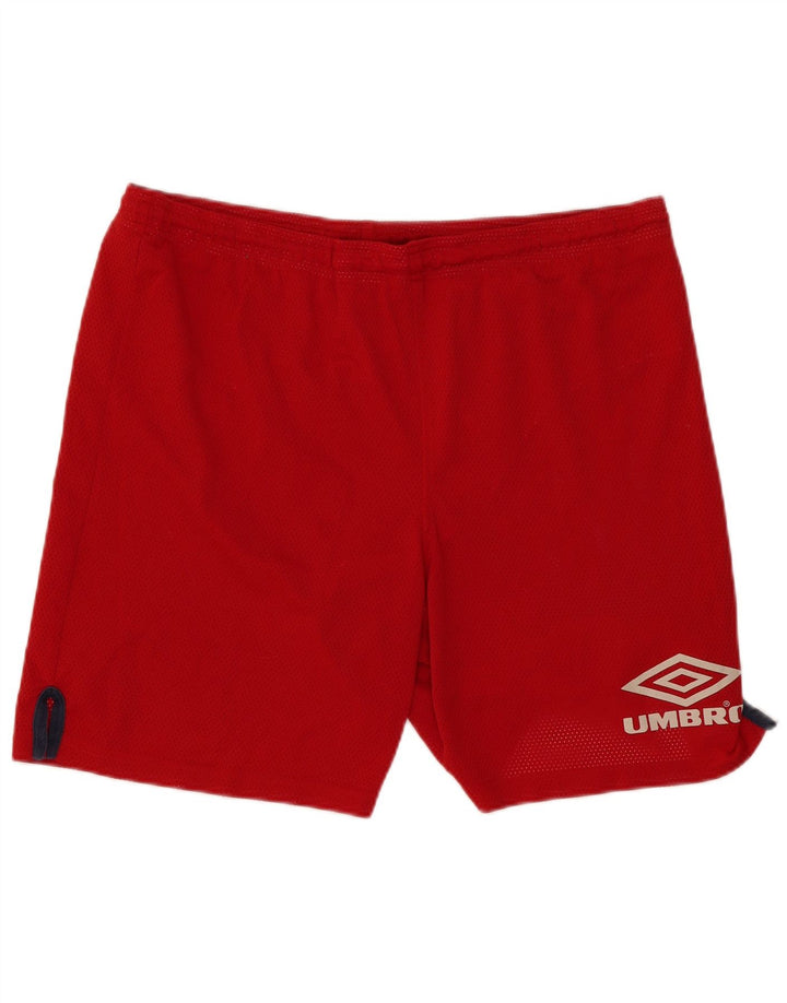 Umbro Herren-Sportshorts, Größe L, Rot