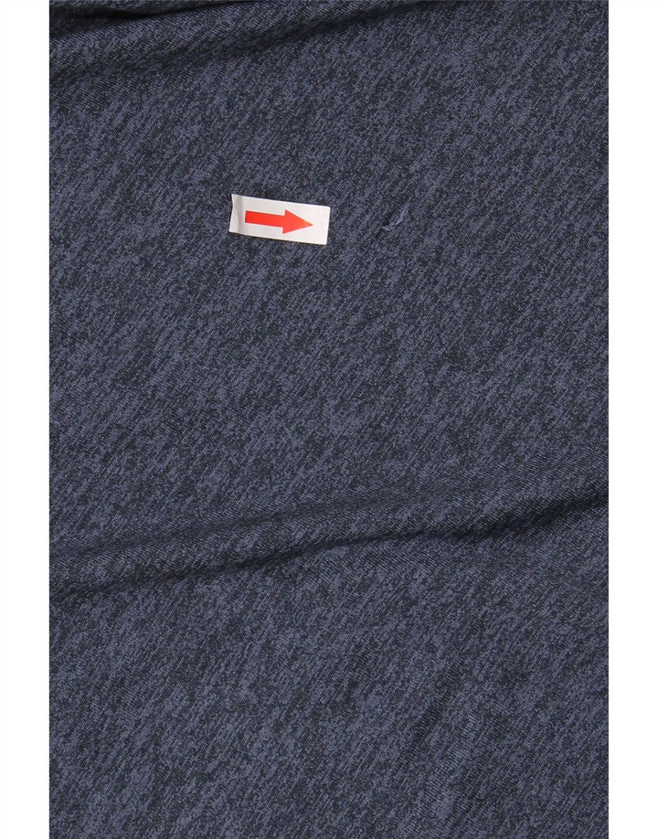 Under Armour Herren-Poloshirt aus mittelmarineblau meliertem Polyester
