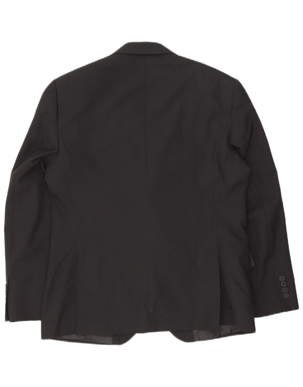 Marks & Spencer Herren-Blazer, kurz, 2 Knöpfe, Gr. 40, mittelschwarz