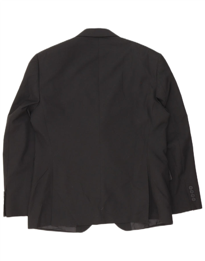 Marks & Spencer Herren-Blazer, kurz, 2 Knöpfe, Gr. 40, mittelschwarz