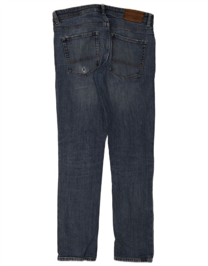 Timberland Herren Slim Jeans W32 L32 Blaue Baumwolle