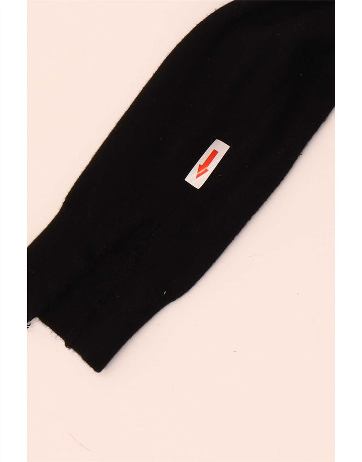 Zara Damen Strickjacke UK 12 Medium Schwarz