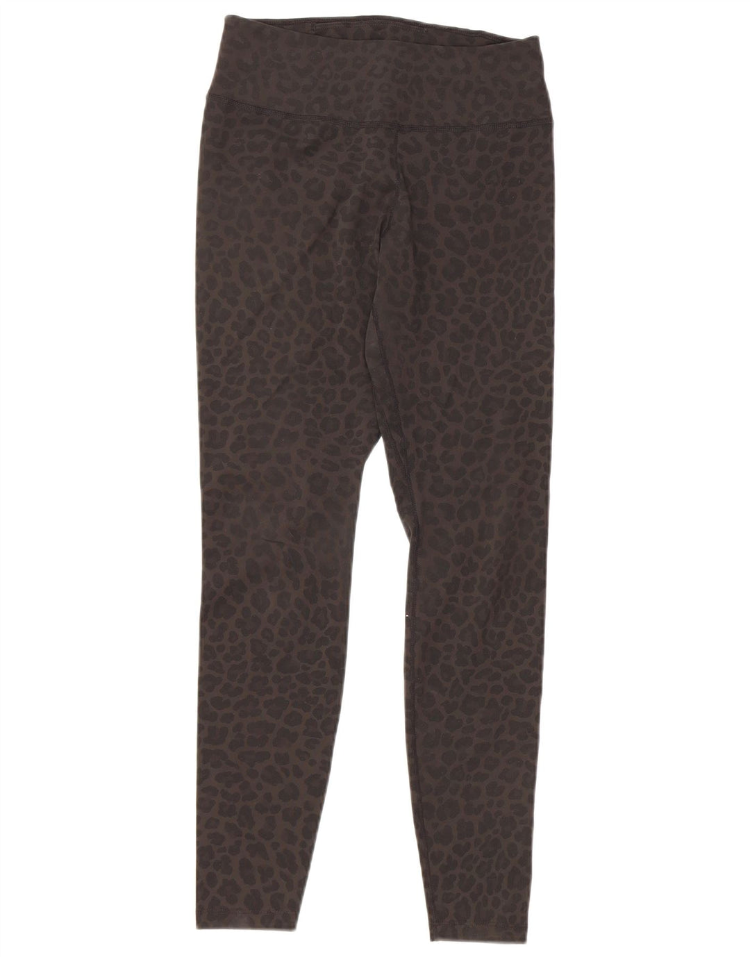 Nike Dri-Fit-Leggings für Damen, UK 10, kleines graues Polyester mit Tiermuster