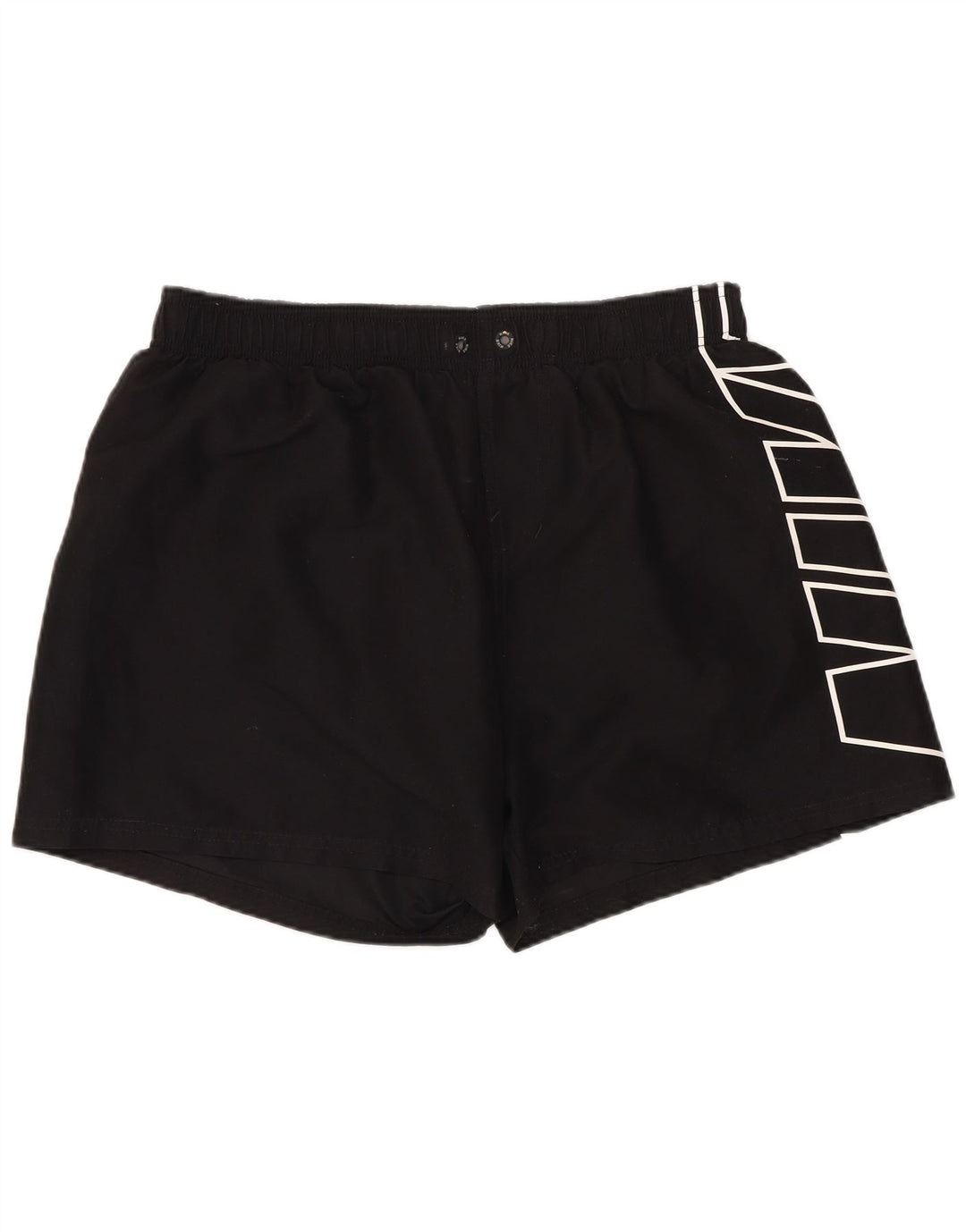 NIKE Herren-Badeshorts mit Grafik, groß, aus schwarzem Polyester