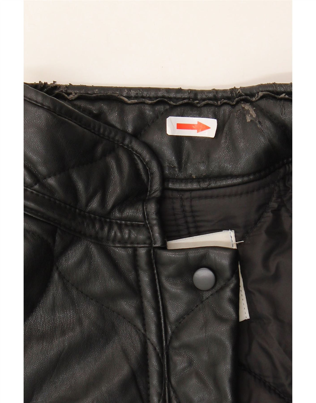 Zara Damen Übergroße Steppjacke UK 10 Small Schwarz Polyester