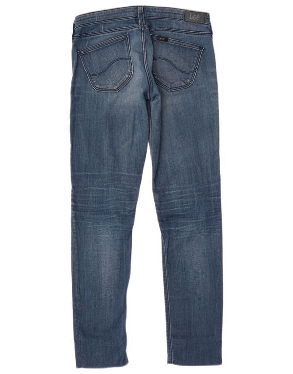 Lee Damen Lynn Skinny Jeans W25 L28 Blaue Baumwolle