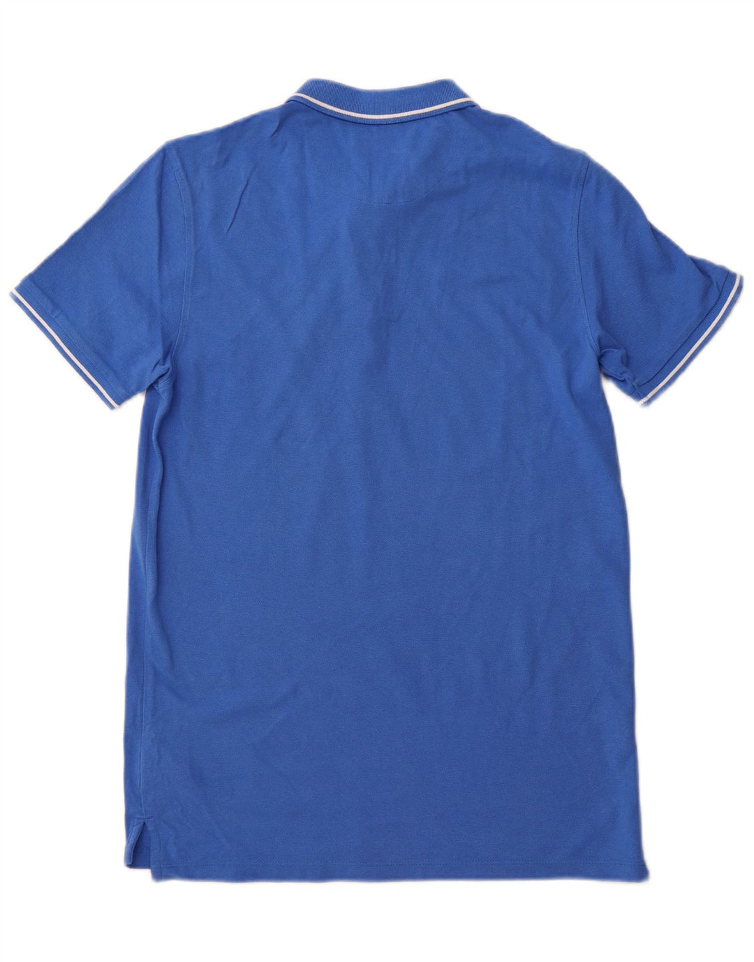 LEE Herren-Poloshirt mit normaler Passform, mittelblaue Baumwolle