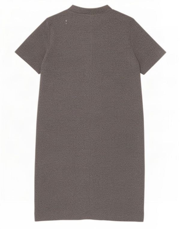 Zara Damen Trafaluc Pulloverkleid UK 16 Large Grau Polyester