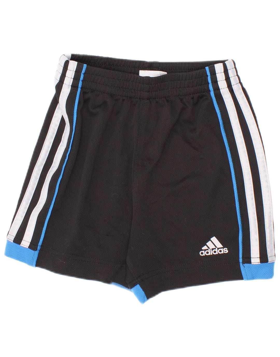 Adidas Sportshorts für Jungen, 2–3 Jahre, schwarzes Colourblock-Polyester