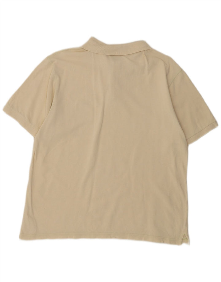 Champion Herren-Poloshirt, große weiße Baumwolle