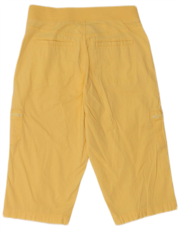 LEE Damen-Cargoshorts mit entspannter Passform, US 4, Größe S, W28, gelbe Baumwolle