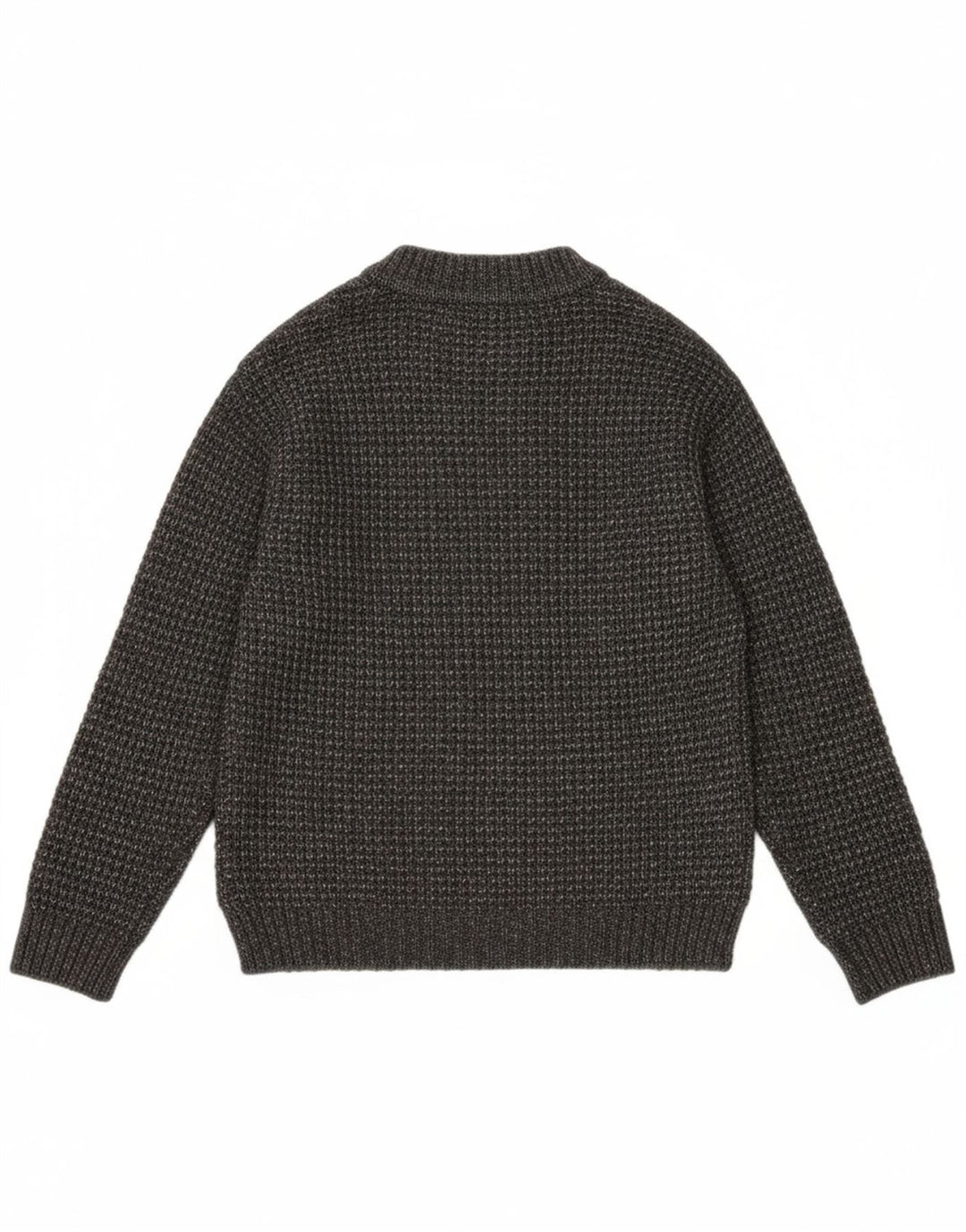 ZARA Boys Turtle Neck Jumper Sweater 8-9 Years Grey Flecked Polyester