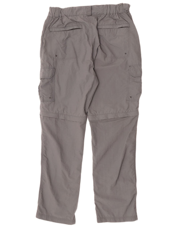 Mountain Warehouse Gerade Herren-Cargohose, W34, L31, graues Nylon