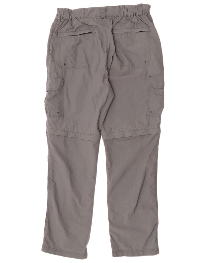 Mountain Warehouse Gerade Herren-Cargohose, W34, L31, graues Nylon