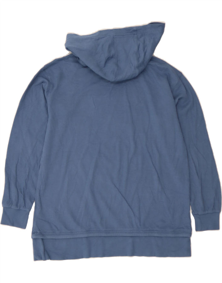 ATHLETA Womens Hoodie Jumper UK 10 Small Blue Cotton Vintage Athleta and Second-Hand Athleta from Messina Hembry 