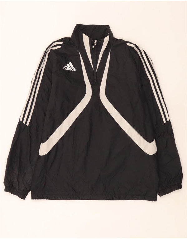 Adidas Herren Pullover Trainingsanzug Top UK 40/42 Medium Schwarz Colourblock