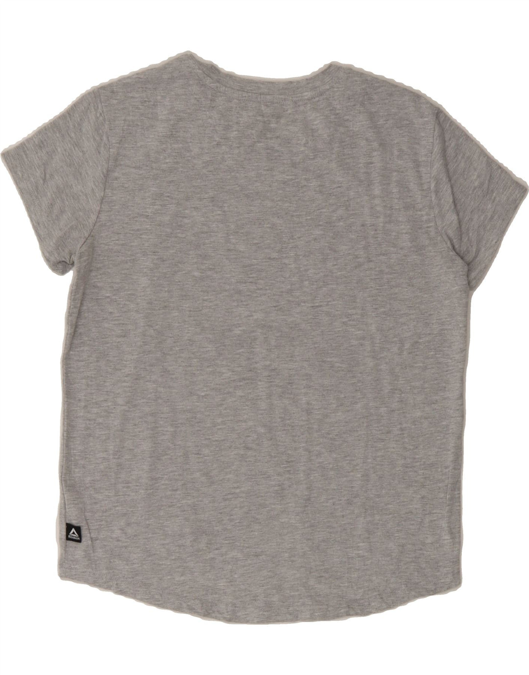 REEBOK Womens Graphic T-Shirt Top XS Grey Polyester Vintage Reebok and Second-Hand Reebok from Messina Hembry 
