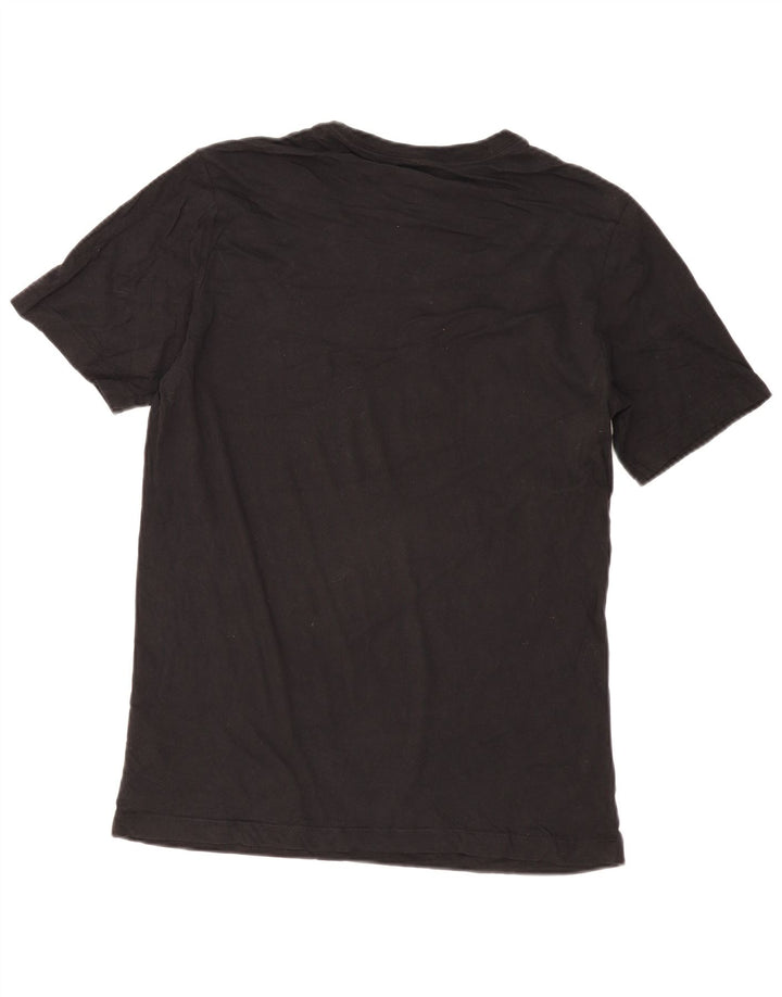 Nike Herren T-Shirt Top Medium Schwarz Baumwolle