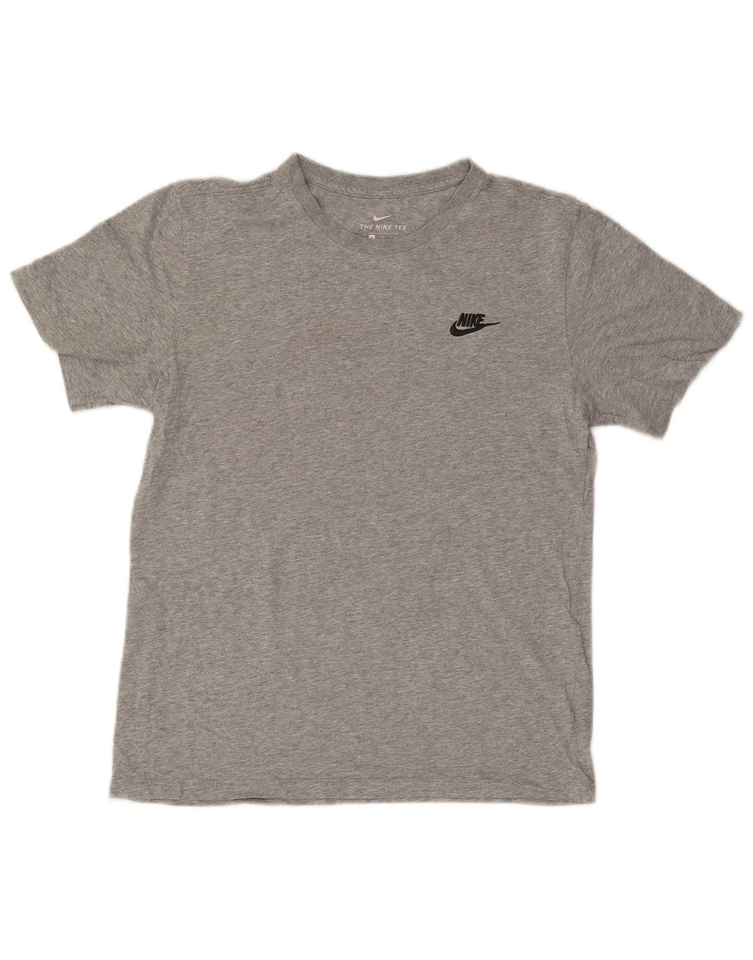 Nike Herren T-Shirt Top Small Grau gefleckte Baumwolle