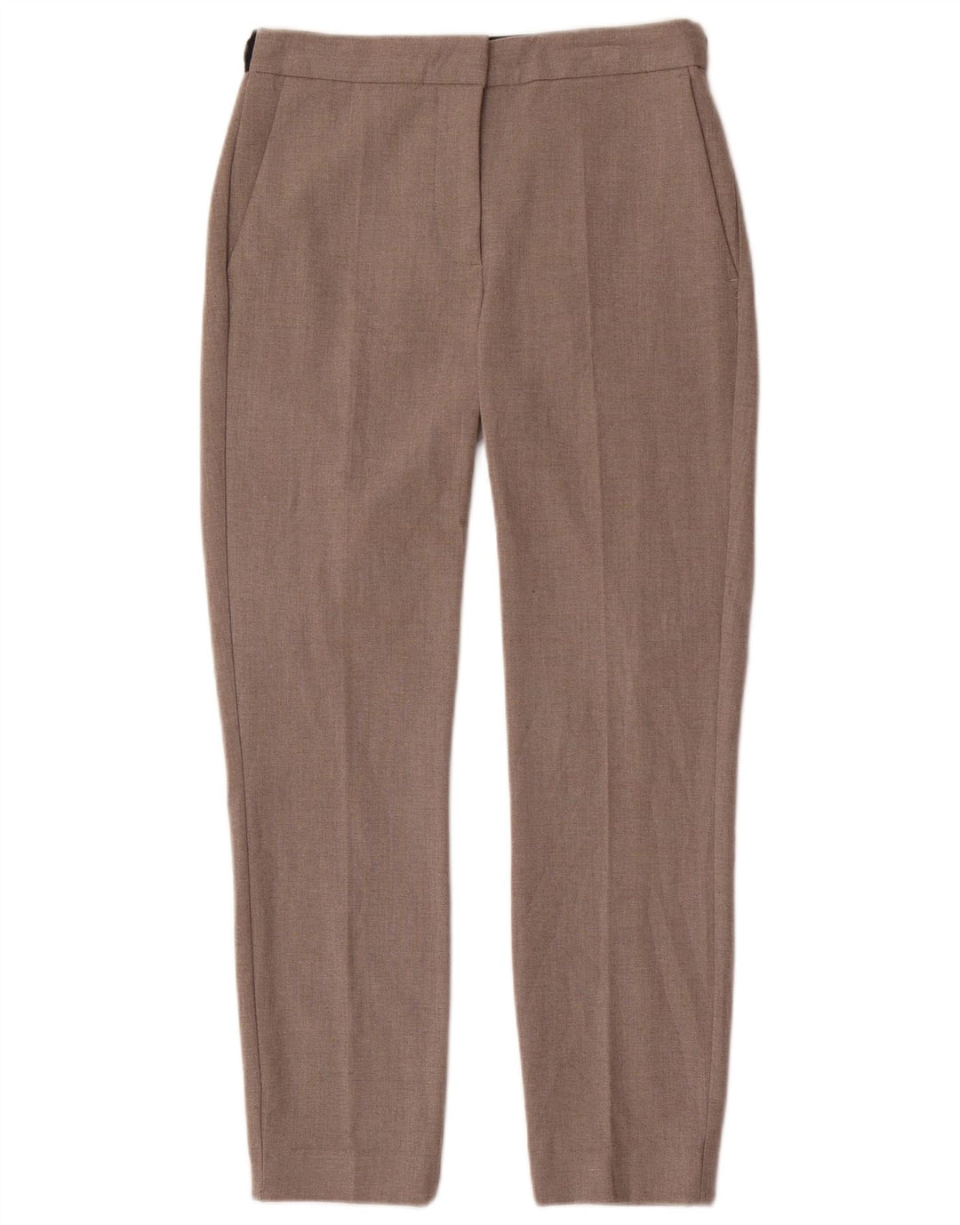 Zara Slim Chino-Hose für Damen, Größe S, W28, L26, Grau, Polyester
