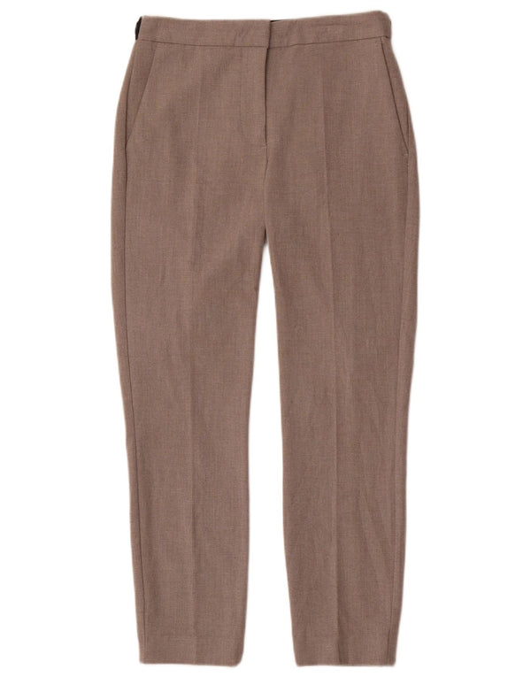 Zara Slim Chino-Hose für Damen, Größe S, W28, L26, Grau, Polyester