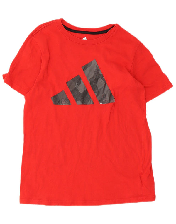 Adidas Jungen Regular Fit Graphic T-Shirt Top 14–15 Jahre Große rote Baumwolle