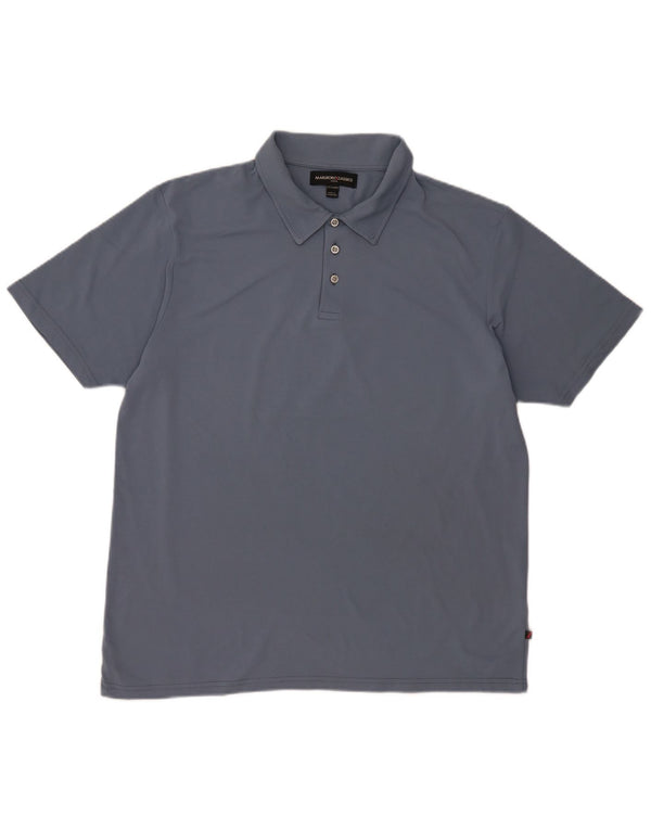 Marlboro Classics Herren Poloshirt 2XL Blau Polyamid