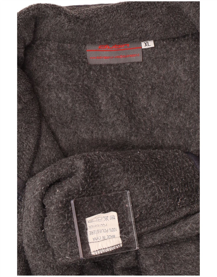 Vintage Herren Fleeceweste UK 42 XL Grau Polyester