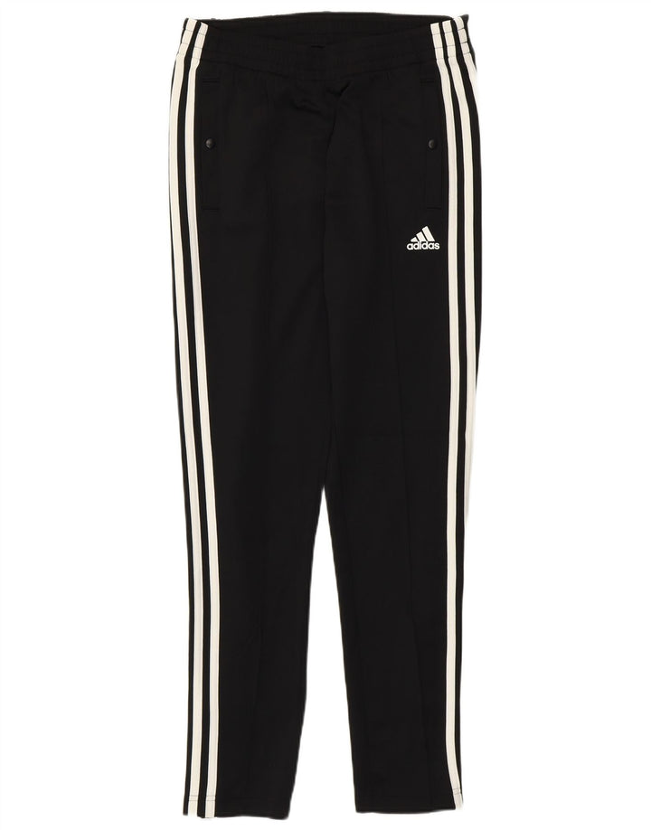 Adidas Damen Trainingshose UK 8/10 Small Schwarz Polyester