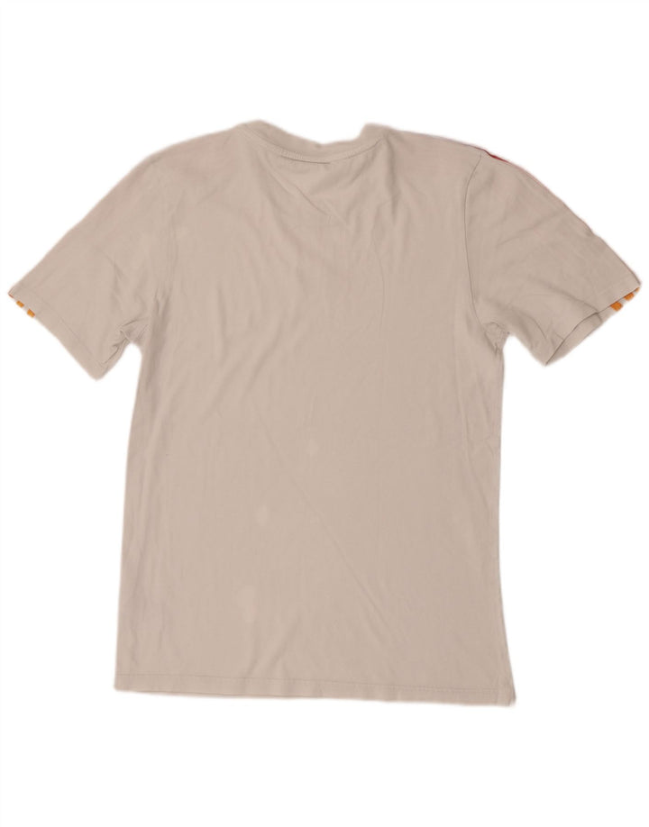 Adidas Herren T-Shirt Top Small Weiß Baumwolle
