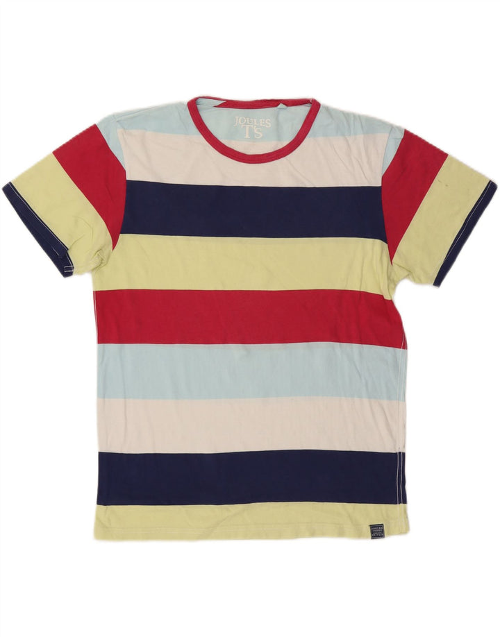 Joules Herren-T-Shirt-Oberteil, mittelgroß, mehrfarbig, gestreift, Baumwolle