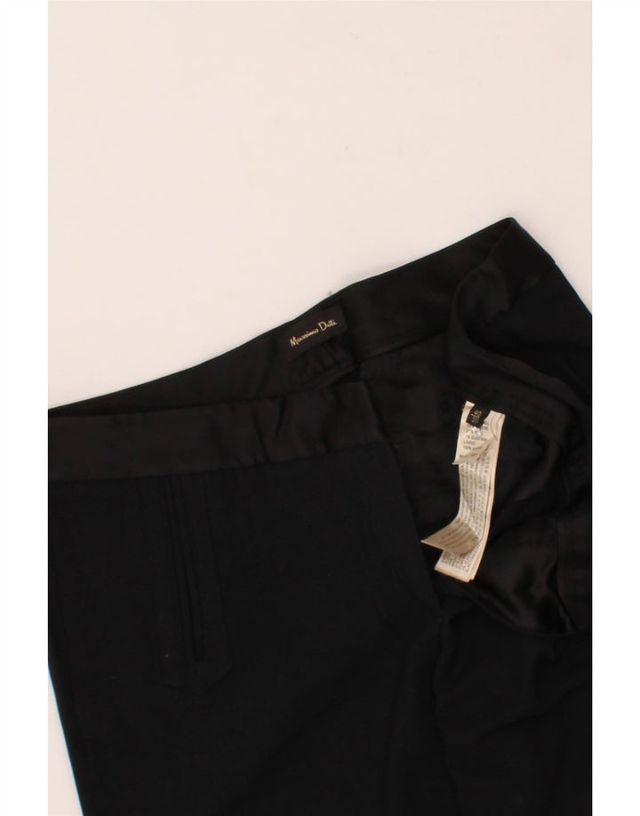 MASSIMO DUTTI Womens Slim Casual Trousers W30 L28  Black Viscose Vintage Massimo Dutti and Second-Hand Massimo Dutti from Messina Hembry 
