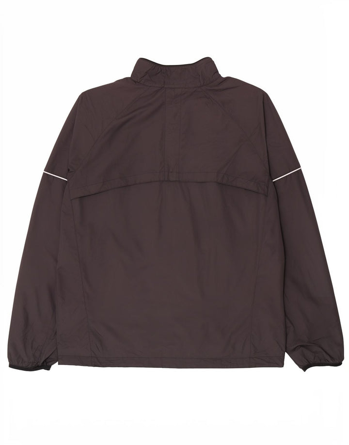 Nike Herren-Trainingsanzug-Top-Jacke XL, schwarzes Polyester