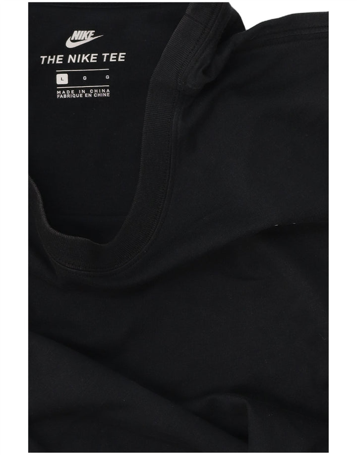 NIKE Herren-T-Shirt mit Grafik, groß, Schwarz, Farbblock