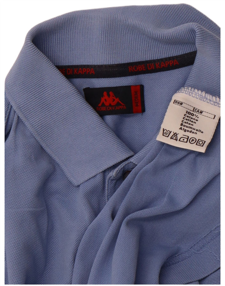 KAPPA Herren Poloshirt mittelblaue Baumwolle